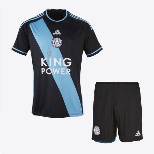 Camiseta Leicester City Segunda equipo Niño 2023-24